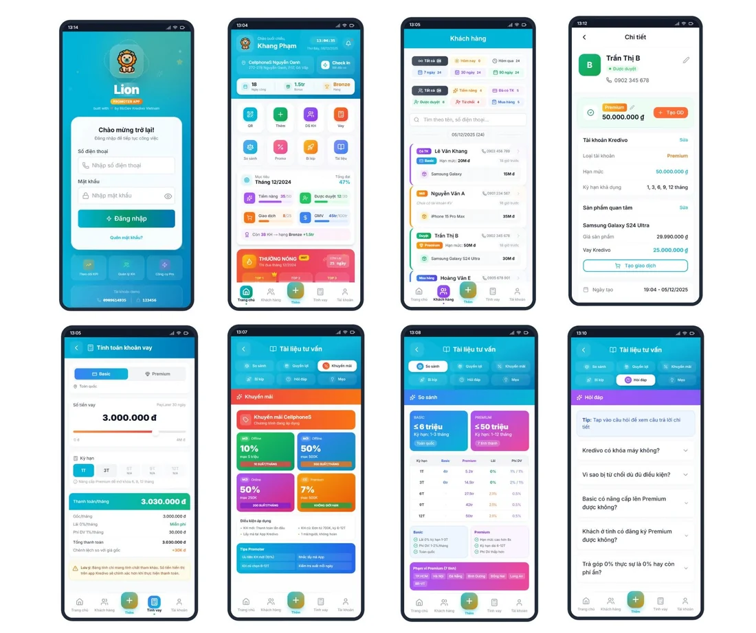 Lion App for Promoters — 1